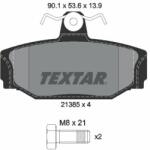 TEXTAR set placute frana, frana disc TEXTAR Q+ 2138501 (2138501)