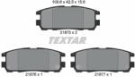 TEXTAR set placute frana, frana disc TEXTAR 2187501 (2187501)
