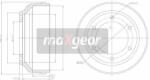 MAXGEAR Tambur frana MAXGEAR 19-2304 (19-2304)