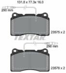 TEXTAR set placute frana, frana disc TEXTAR Q+ 2357501 (2357501)