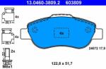 ATE set placute frana, frana disc ATE 13.0460-3809.2 (13.0460-3809.2)