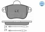 MEYLE set placute frana, frana disc MEYLE -ORIGINAL: True to OE. 025 215 0717/W (025 215 0717/W)