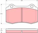 TRW set placute frana, frana disc TRW GDB1513 (GDB1513) - automobilus