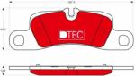 TRW set placute frana, frana disc TRW DTEC COTEC GDB1839DTE (GDB1839DTE)