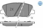 MEYLE set placute frana, frana disc MEYLE -ORIGINAL: True to OE. 025 249 1517 (025 249 1517)