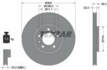 TEXTAR Disc frana TEXTAR PRO 92197103 (92197103)