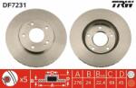 TRW Disc frana TRW DF7231 (DF7231) - automobilus