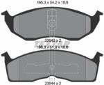 TEXTAR set placute frana, frana disc TEXTAR 2304301 (2304301)
