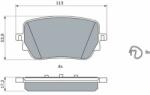 Bosch set placute frana, frana disc BOSCH 0 986 424 890 (0 986 424 890)