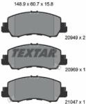 TEXTAR set placute frana, frana disc TEXTAR 2094901 (2094901)