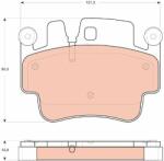 TRW set placute frana, frana disc TRW GDB1742 (GDB1742) - automobilus