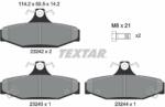 TEXTAR set placute frana, frana disc TEXTAR 2324201 (2324201)