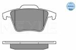 MEYLE set placute frana, frana disc MEYLE -ORIGINAL: True to OE. 025 240 1118 (025 240 1118)