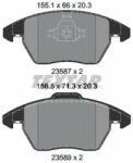 TEXTAR set placute frana, frana disc TEXTAR epad 2358782 (2358782)