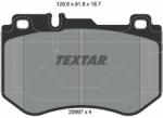 TEXTAR set placute frana, frana disc TEXTAR 2599701 - automobilus