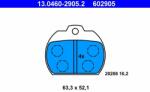 ATE set placute frana, frana disc ATE 13.0460-2905.2 (13.0460-2905.2)