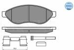 MEYLE set placute frana, frana disc MEYLE -ORIGINAL: True to OE. 025 244 6819/W2 (025 244 6819/W2)