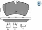 MEYLE set placute frana, frana disc MEYLE 025 256 0418/PD - automobilus