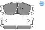 MEYLE set placute frana, frana disc MEYLE -ORIGINAL: True to OE. 025 246 4815/W (025 246 4815/W)
