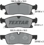 TEXTAR set placute frana, frana disc TEXTAR Q+ 2519002 (2519002)