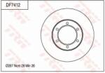 TRW Disc frana TRW DF7412 (DF7412) - automobilus