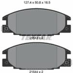 TEXTAR set placute frana, frana disc TEXTAR 2154302 (2154302)
