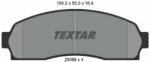TEXTAR set placute frana, frana disc TEXTAR 2506801 - automobilus