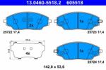ATE set placute frana, frana disc ATE 13.0460-5518.2 (13.0460-5518.2)