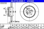 ATE Disc frana ATE 24.0110-0305.1 (24.0110-0305.1)