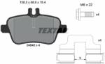 TEXTAR set placute frana, frana disc TEXTAR Q+ 2484803 (2484803)