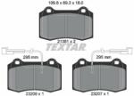 TEXTAR set placute frana, frana disc TEXTAR Q+ 2138103 (2138103)