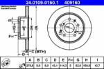 ATE Disc frana ATE 24.0109-0160.1 (24.0109-0160.1)
