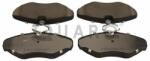 QUARO set placute frana, frana disc QUARO SILVER CERAMIC QP4821C (QP4821C)