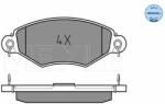 MEYLE set placute frana, frana disc MEYLE -ORIGINAL: True to OE. 025 219 8018 (025 219 8018)
