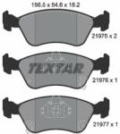 TEXTAR set placute frana, frana disc TEXTAR 2197502 (2197502)
