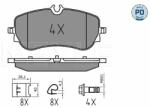 MEYLE set placute frana, frana disc MEYLE -PD: Advanced performance and design. 025 228 0219/PD (025 228 0219/PD)