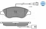 MEYLE set placute frana, frana disc MEYLE -ORIGINAL: True to OE. 025 237 1119 (025 237 1119)
