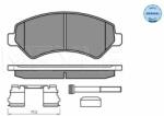 MEYLE set placute frana, frana disc MEYLE -ORIGINAL: True to OE. 025 244 6619/W1 (025 244 6619/W1)