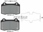TEXTAR set placute frana, frana disc TEXTAR 2574301 (2574301)