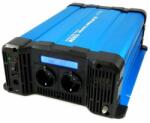 solartronics Инвертор fs1500d 12v 1500 w Пълна синусоида с дисплей - синя серия (fs1500d12v)