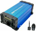 solartronics Инвертор fs1000d 12v 1000 w, Пълна синусоида с дисплей и дистанционно управление - синя серия (fs1000d12v-fbfu)