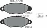 TEXTAR set placute frana, frana disc TEXTAR Q+ 2198004 (2198004)