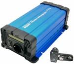 solartronics Инвертор fs1000d 12v 1000 w, Пълна синусоида - синя серия с дисплей и дистанционно управление с кабел (fs1000d12v-fbka)
