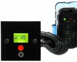 solartronics Дистанционно управление с кабел за вграждане crd99 с дисплей за син Инвертор серия fs, dr-12v 24v (crd99)