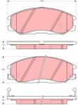 TRW set placute frana, frana disc TRW GDB3257 (GDB3257)