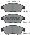 TEXTAR set placute frana, frana disc TEXTAR 2381701 (2381701)