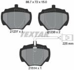 TEXTAR set placute frana, frana disc TEXTAR 2123701 (2123701)
