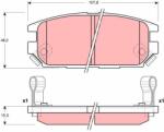 TRW set placute frana, frana disc TRW GDB3199 (GDB3199) - automobilus
