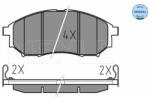 MEYLE set placute frana, frana disc MEYLE -ORIGINAL: True to OE. 025 236 9816/W (025 236 9816/W)