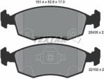 TEXTAR set placute frana, frana disc TEXTAR Q+ 2543501 (2543501)